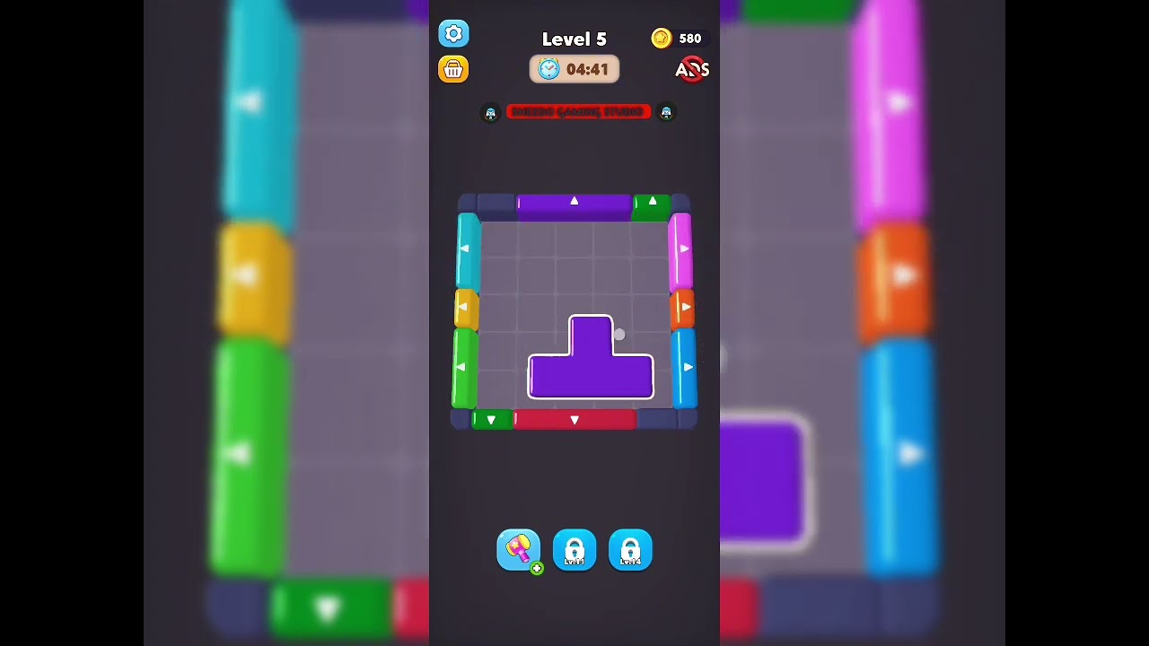 Slide Jam : Block Puzzle Level 5 | Gameplay Solution |