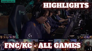 KC vs FNC - All Games (Bo5) Highlights | Round 2 LEC Summer 2025 Playoffs | Fnatic vs Karmine Corp