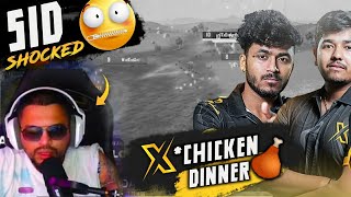 😳SID Shocked by TX Chicken dinner 🍗 Spray + Saarang🔥