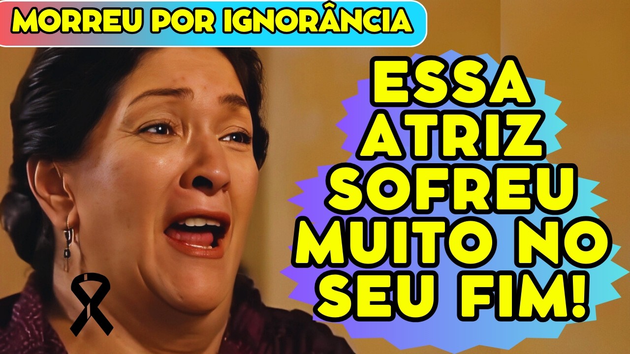 ATRIZ que fez a CRISANTA em ESMERALDA, Dina de Marco, SOFREU muito quando GRAVOU a novela...