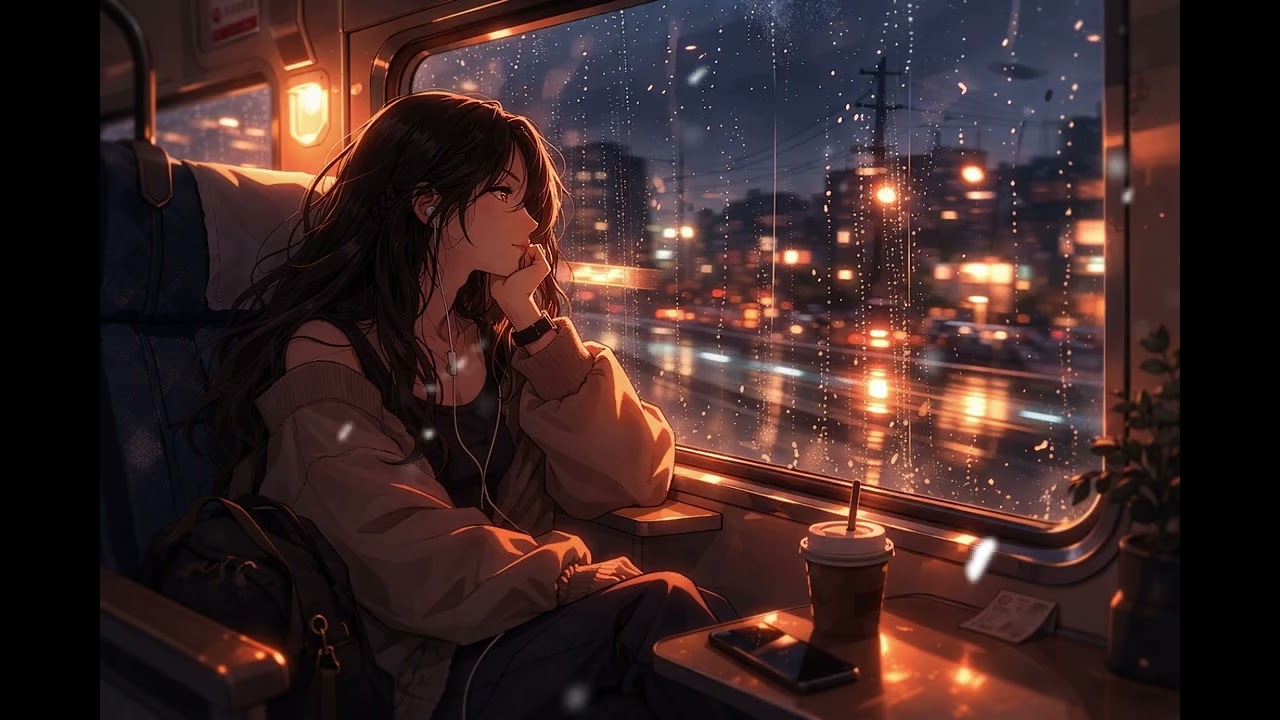 Passing City Lights – relax music sleep 1 hours 🚆