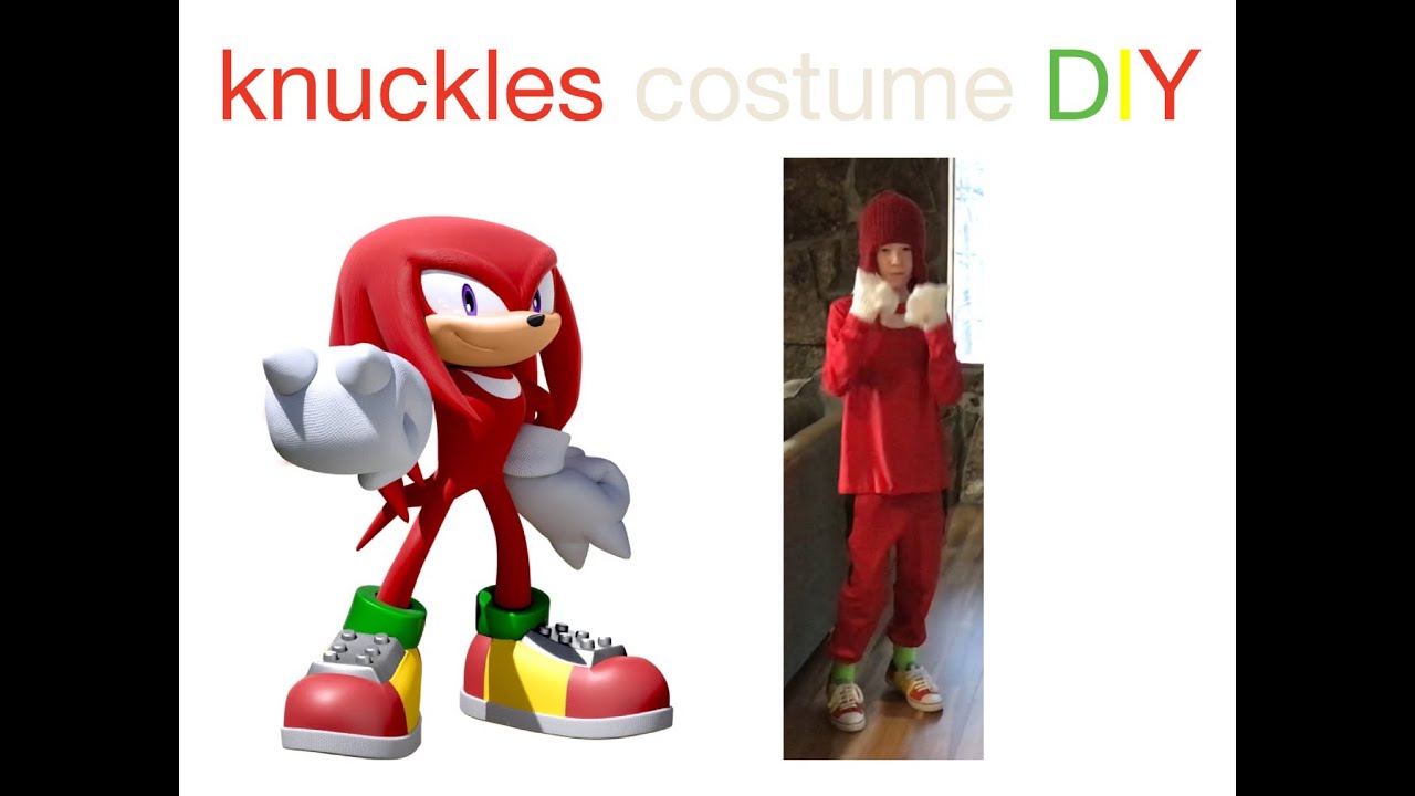 How To Make a DIY Knuckles Costume YouTube