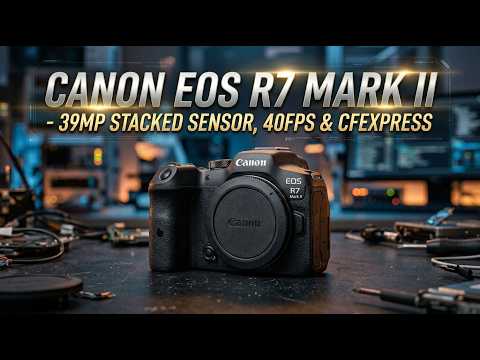 Canon EOS R7 Mark II Leaked: 39MP Stacked Sensor, 40FPS & CFexpress!