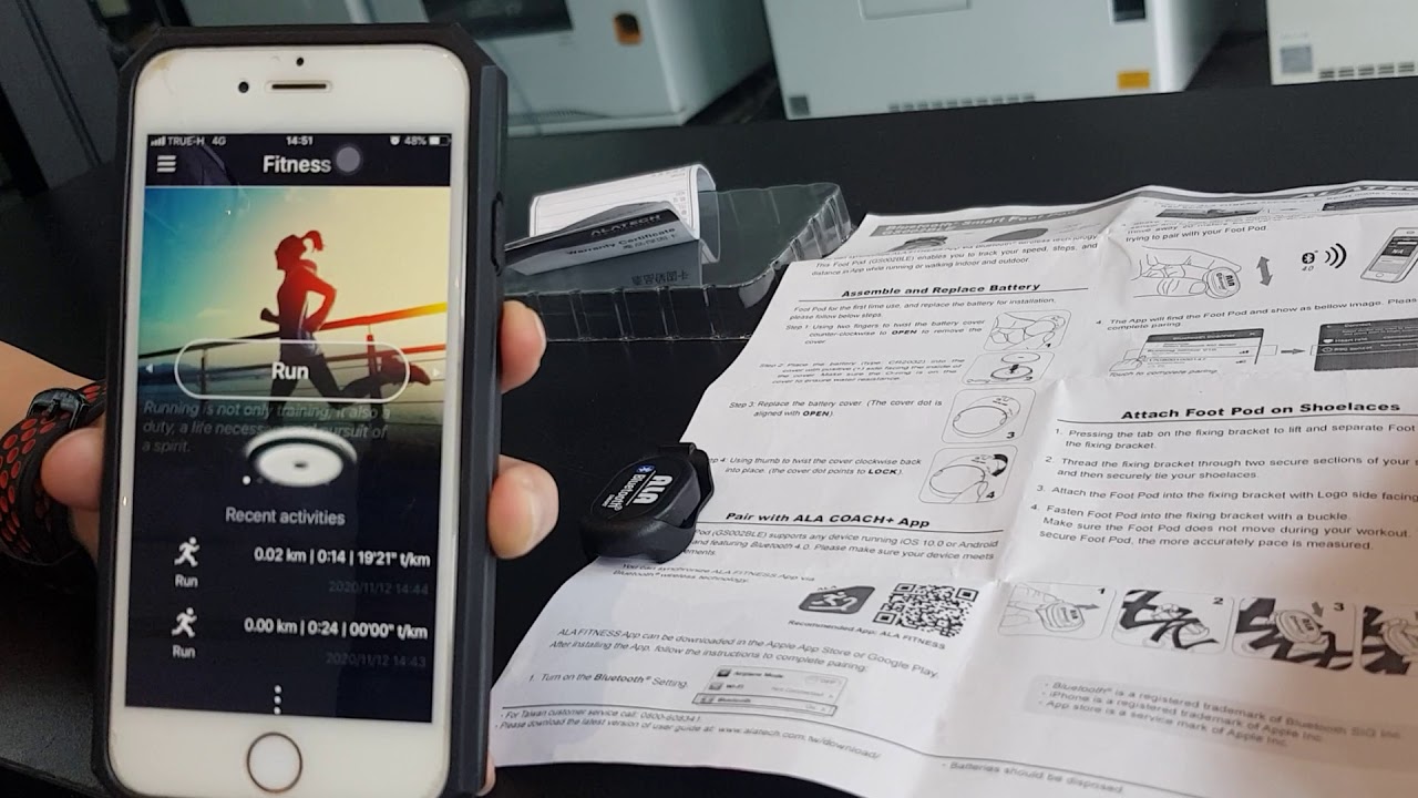 Alatech Footpod connect IOS