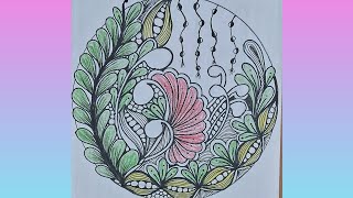 #pattern 37 zentangleart stepbystep for beginners #doodle#zen#zentangle#mandala#tangle#zentangleart