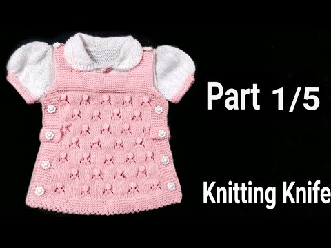 knitting frock for baby girl