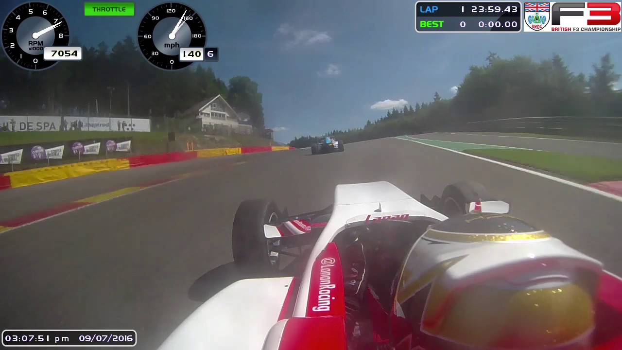 BRDC F3 Spa-Francorchamps Highlights