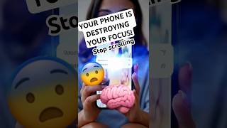“Your phone isn’t just stealing your time… it’s rewiring your brain. 🧠 📱⚠️” #motivation #facts