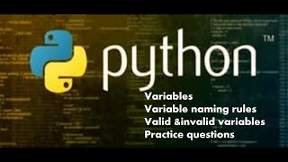 #What is variable? # rules for declaring variable#valid and invalid variables in Python