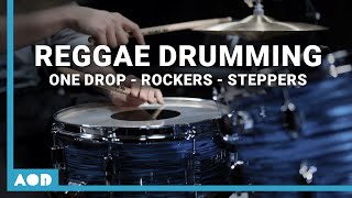 The Basics Of Reggae Drumming // One Drop, Rockers \u0026 Steppers | Drum Lesson With Chris Hoffmann