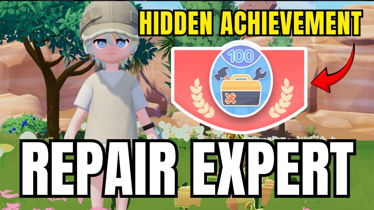 Repair Expert Hidden Achievement Badge (Share Repair Kit with 100 D.G Members) – Heartopia!