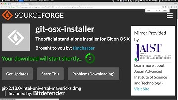 GIT2 - CLI 버전관리 - 2. 설치  (Mac)