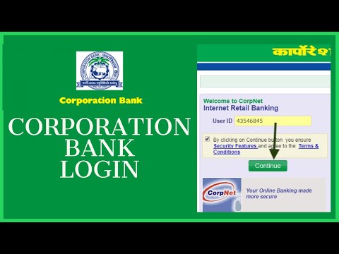 How to Login to Corporation Bank (Union Bank) Online Banking Account? Corporation Bank Login 2021