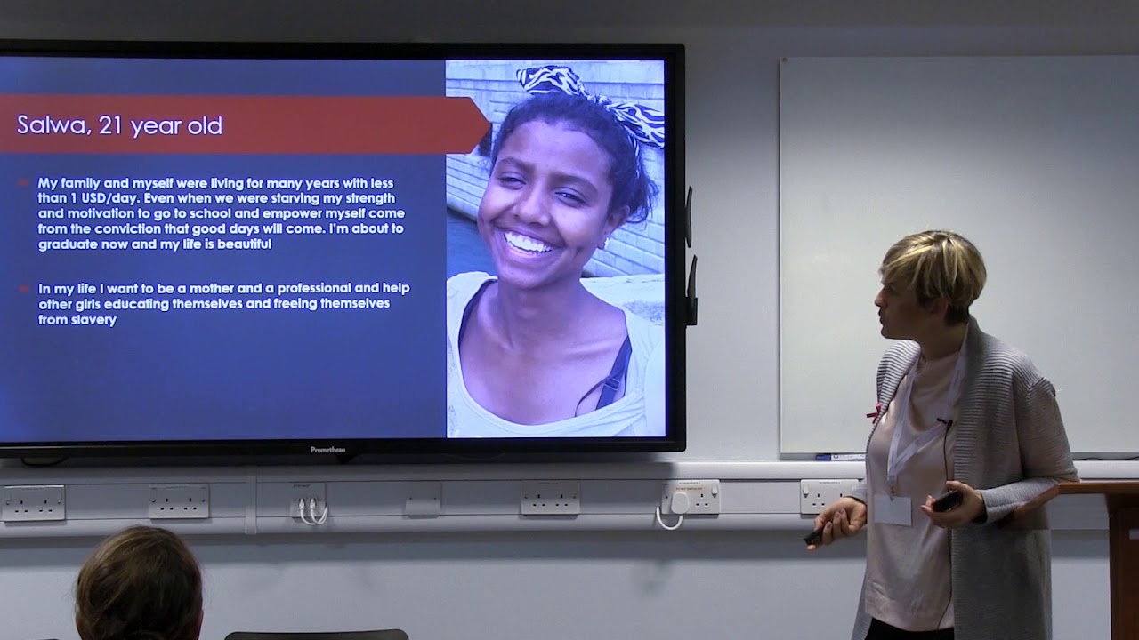 Arianna Briganti's presentation: International Conference on Gender Studies and the Status of Women.