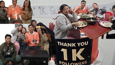 1k subscriber yaoba gi surprise dinner macha ama #1ksubscribers #celebrationvlog #monitization