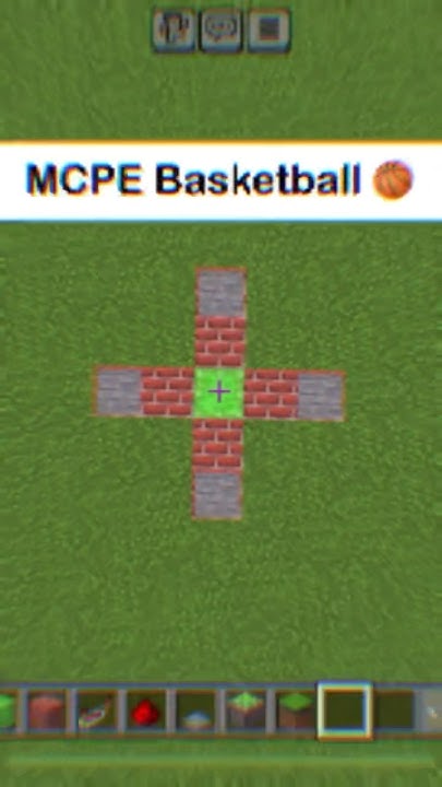 How to build a Basketball 🏀 Court in Minecraft Java VS pocket - YouTube