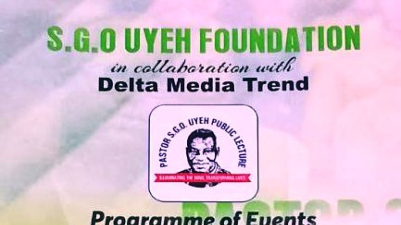 S.G.O UYEH FOUNDATION | 2ND PUBLIC LECTURE SERIES | Jan 17, 2026