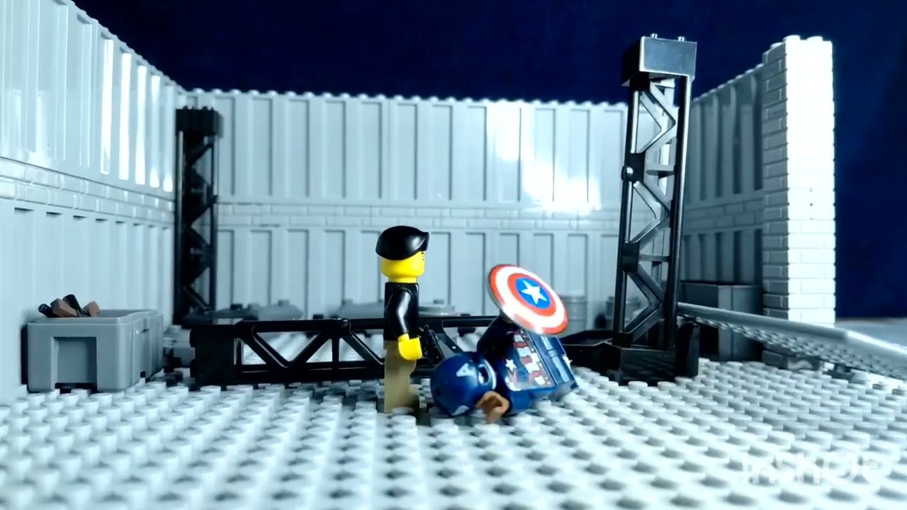 Captain America gets a little mad (LEGO stop motion)
