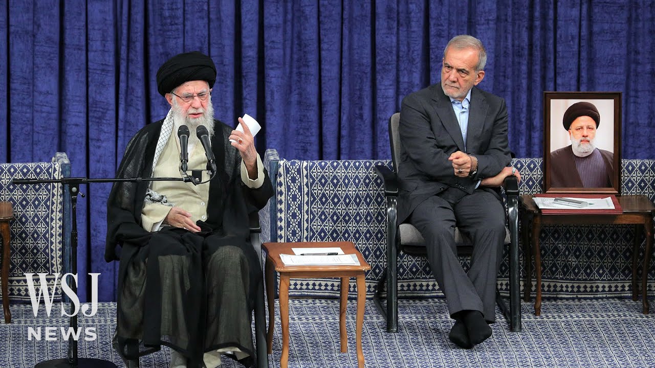 Iran’s Supreme Leader Endorses New Reformist President | WSJ News