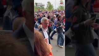 Mike Breen on the Knicks parade route