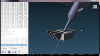 Waterjet 5 Axis Demo Cut with Igems 5 axis module