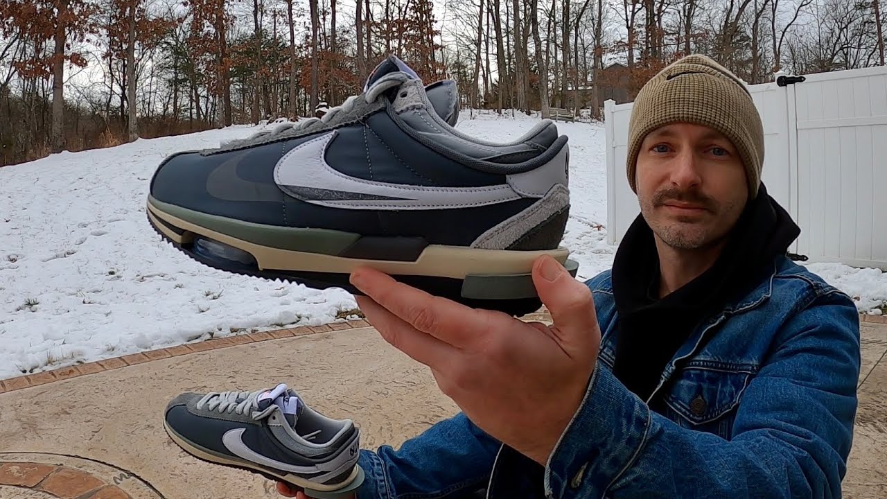 Nike Zoom Cortez SP - SACAI - Iron Grey - A Cortez with Zoom