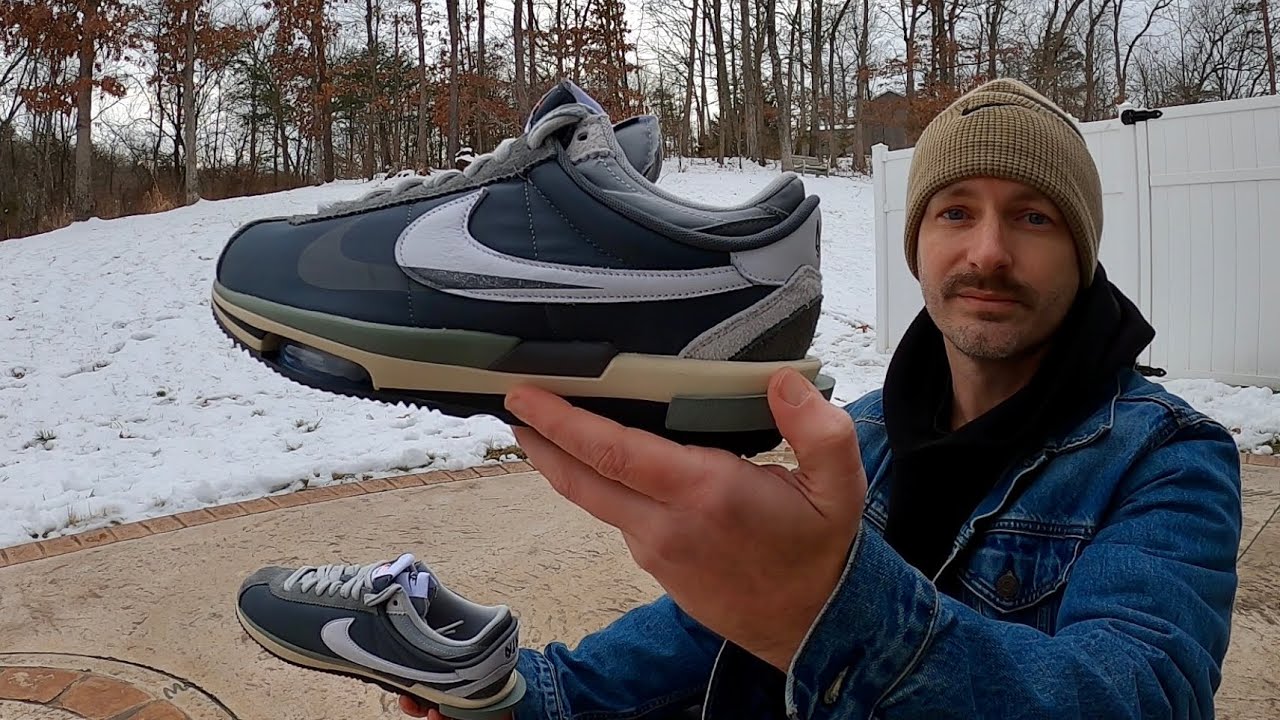 THE SACAI x NIKE CORTEZ 4.0 GREY REAL VS FAKE - YouTube