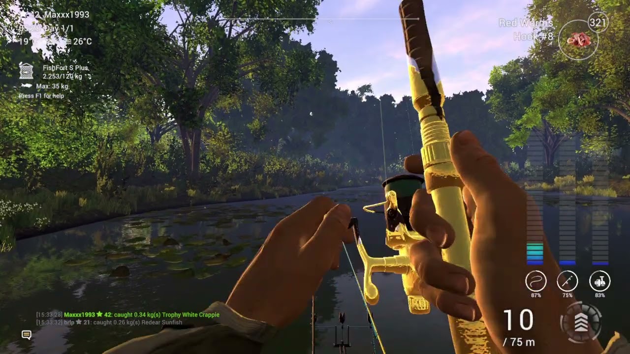 Fishing planet 1 game hour money farming,,trophy fish , uni fish