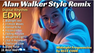 Midnight Veil | Blue Code – Midnight Frequencies | Alan Walker Style EDM Remix