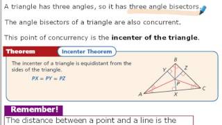 Geometry 5-2 Bisectors of Triangles