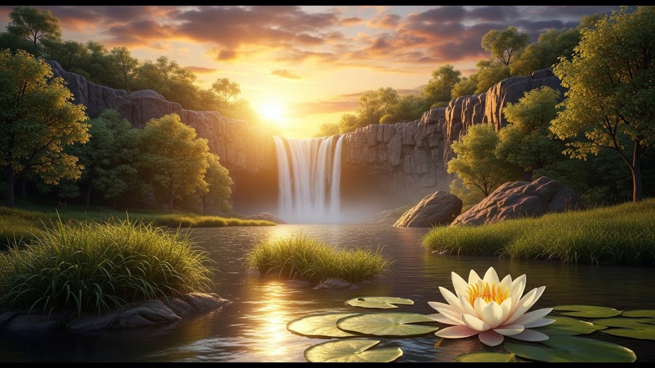 Waterfall Sleep Sounds – Peaceful Night Ambience for Deep Rest