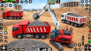 Real City Construction Simulator 3D - City Road Builder Excavator Trucks - Android Gameplay  screenshot 5
