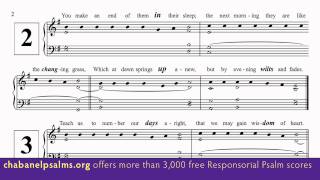 Free Responsorial Psalm • 23rd Sunday in Ordinary Time, Year C