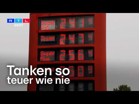 Neuer Rekord bei Super E10: Spritpreise sorgen für Frust in NRW | RTL WEST
