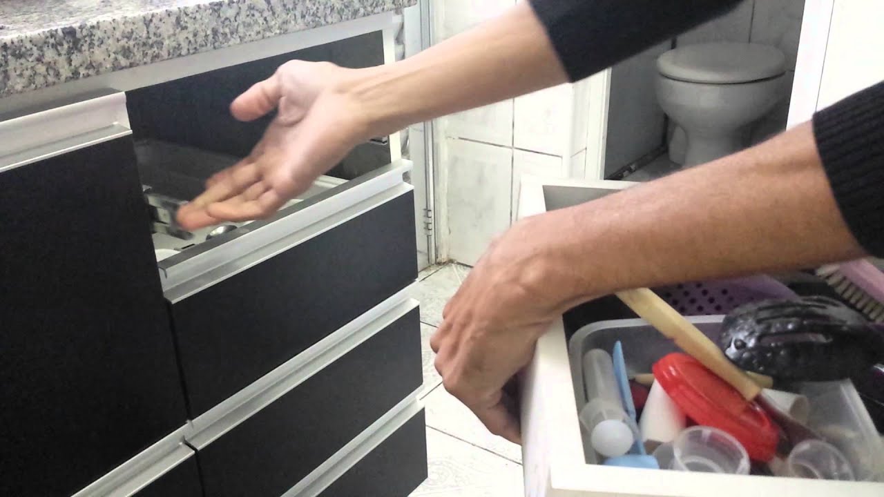 Como Tirar Uma Gaveta Com Corredi a Telesc pica YouTube