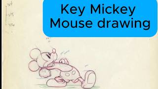 KEY Disney animation art drawing - Mickey Mouse Society Dog Show (1939) KEY Disney animation art drawing - Mickey Mouse Society Dog Show (1939)