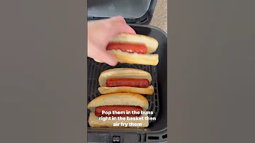 Air Fryer Hot Dogs 