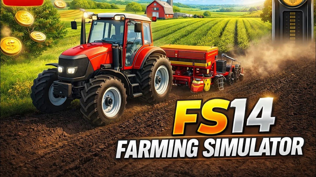 🌾 Farming Simulator 14 – Massive Wheat Harvest & Big Money!