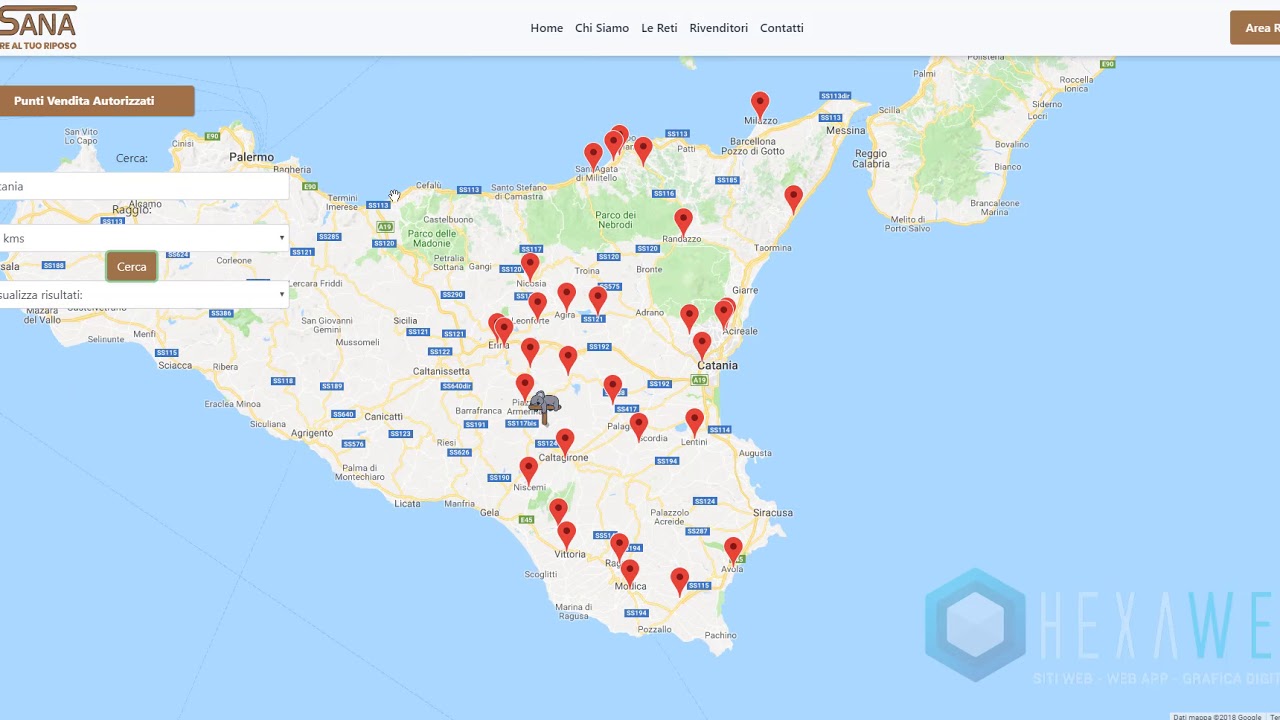 Sana Portfolio Map Store - Hexaweb - YouTube