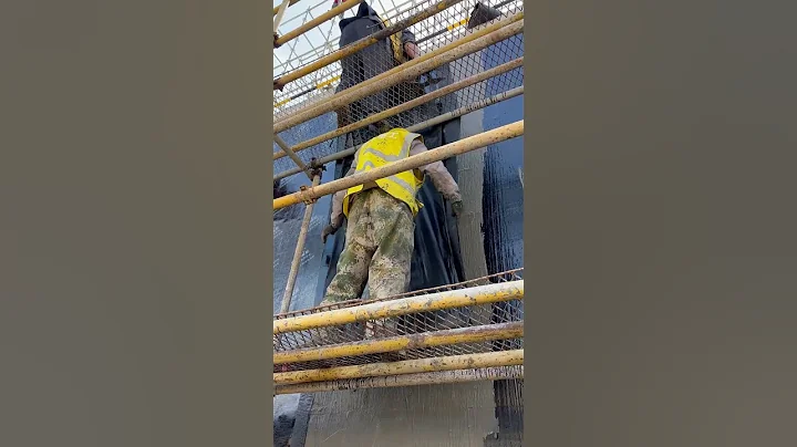 Self-adhesive Polymer Modified Bitumen Waterproof Membrane Construction #waterproofing