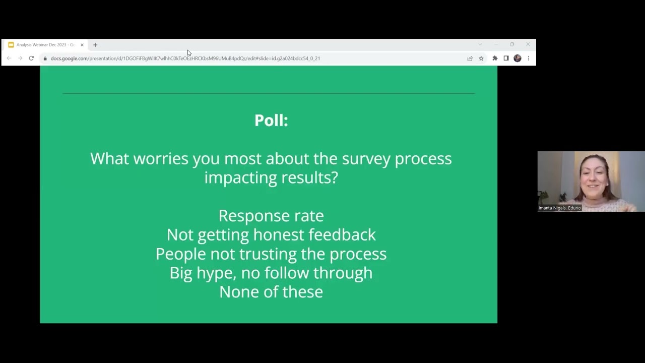 Edurio Stakeholder Feedback Analysis Webinar | Dec 2023