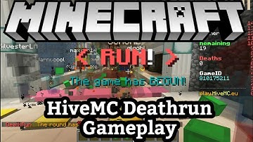 PARKOUR NOOB PLAYS DEATH RUN!!! - Minecraft PC/Minecraft Java Edition HiveMC Death Run Gameplay