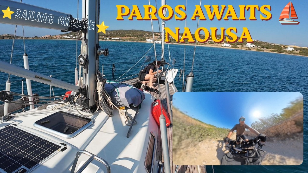 ⁣Sailing to Paros and Discovering Beautiful Naousa.