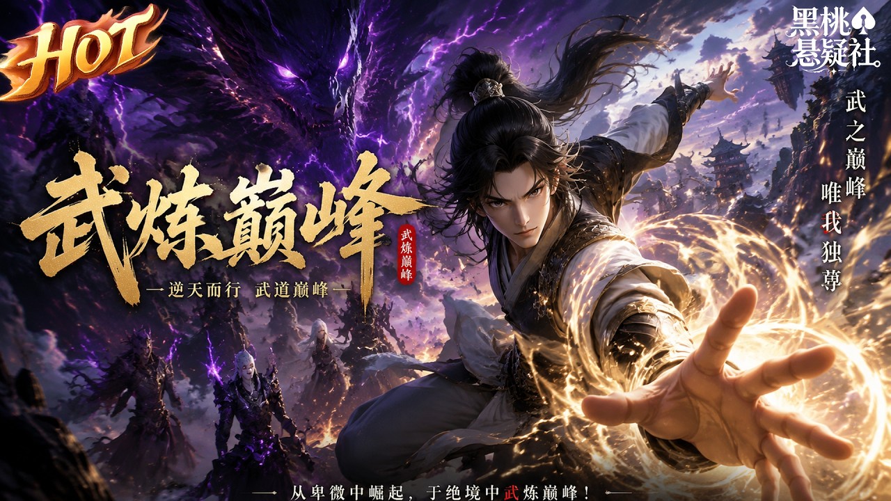 最热合集!《武炼巅峰》:废柴杂役偶得无字黑书,逆境淬骨、绝境求生,以凡人之躯逆天修行,一路越阶斩敌、横扫诸天,凭不屈意志登临武道绝巅! #热血 #玄幻 #修仙 #逆袭 #爽文 #黑桃悬疑社