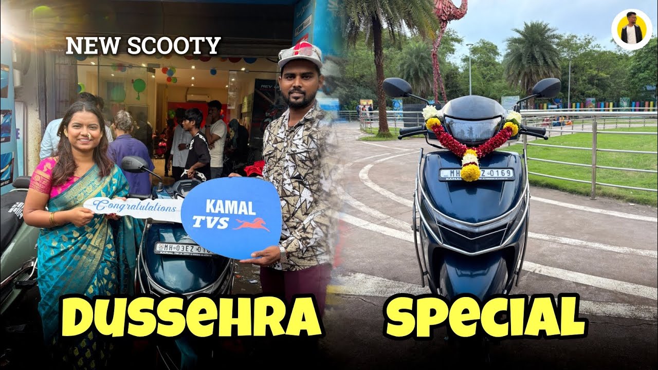 Sister Bought her First TVS Scooty 🛵| Dussehra Special Vlog💥 | TVS Jupiter🚀 | Self Gifted 🎁|