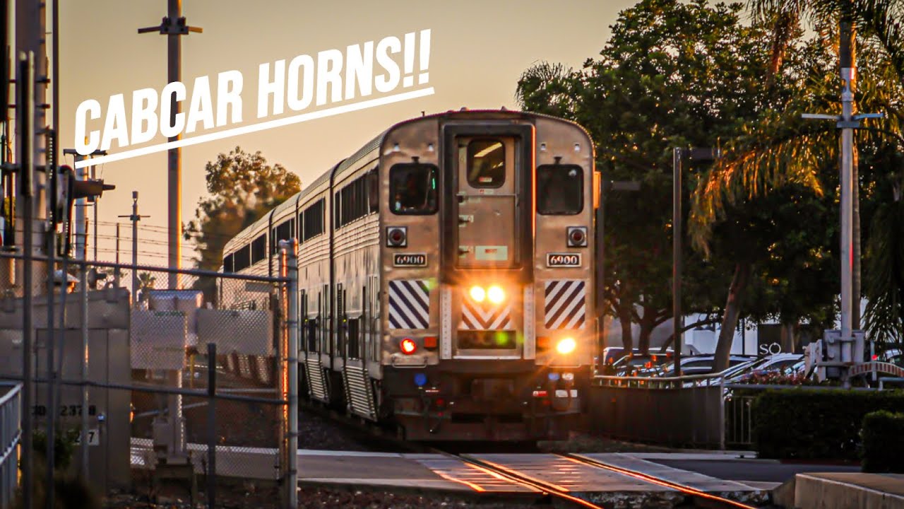 [HD] Amtrak Surfliner Cab Car Horn Compilation 2!!!