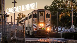 [HD] Amtrak Surfliner Cab Car Horn Compilation 2!!!