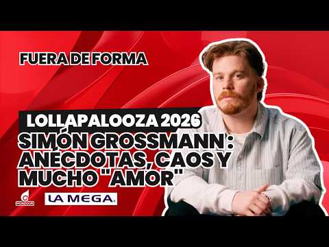 Simón Grossmann at Lollapalooza Chicago 2026 🇻🇪🔥 Anecdotes, chaos, and a lot of "LOVE" 🎸 | Fuera ...