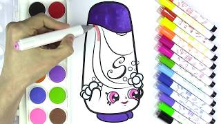 Shopkins Coloring Pages Season 1 Shampy and Snow Crush and Bubbles screenshot 5