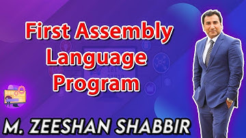 My First Assembly Language Program in Urdu/Hindi| Write a Program to Display a Message on Screen